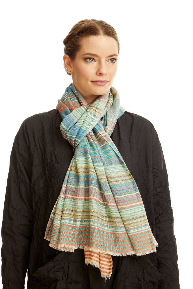 
            
                Load image into Gallery viewer, Cashmere Scarf Smoke Print
            
        