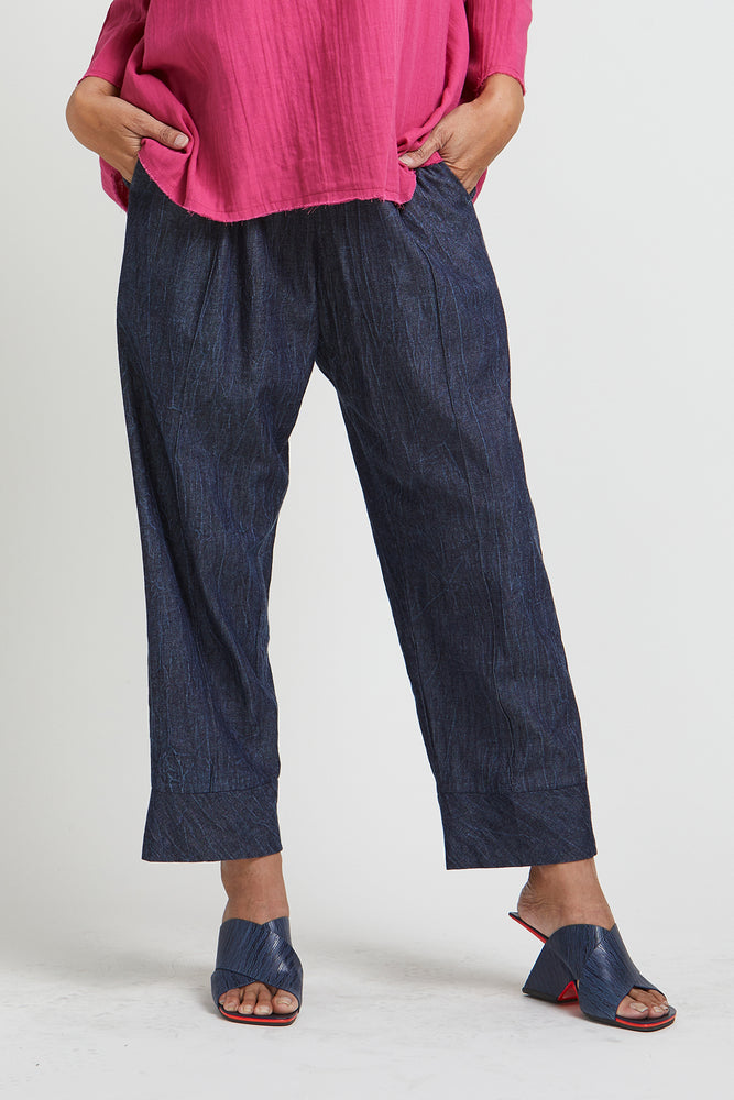 
            
                Load image into Gallery viewer, Tapered Cotton Denim Pant
            
        